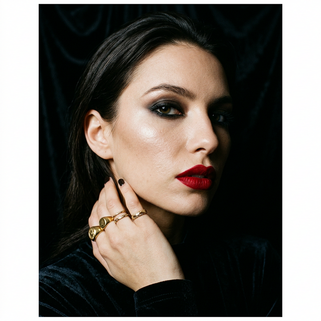 Red Lips & Black Velvet