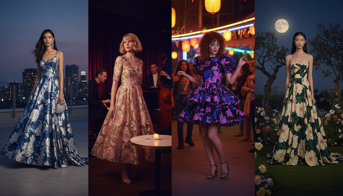 Styling Florals for Different Night Scenarios - floral dresses for women | Pretty N Poison