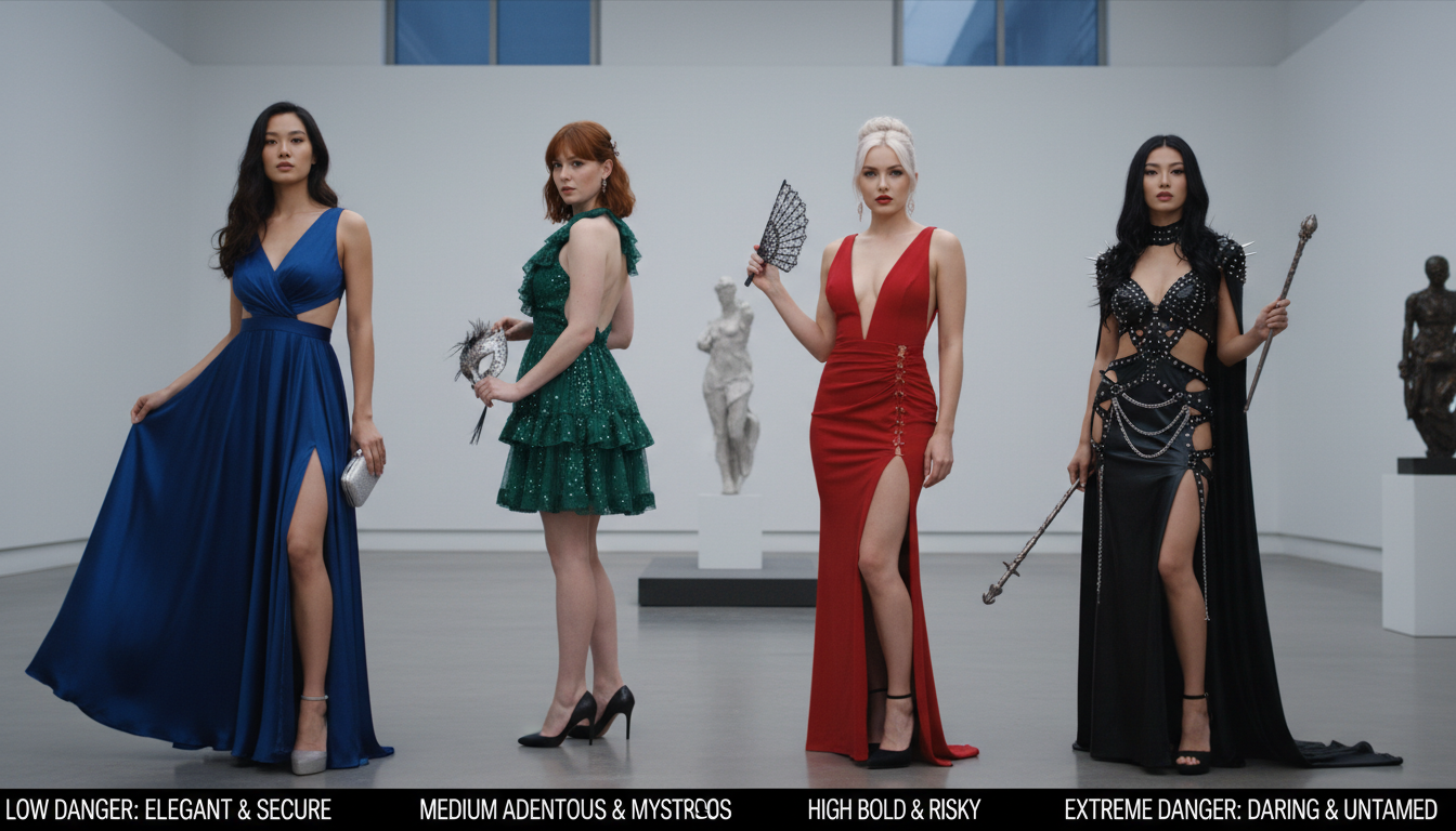 Decoding Your Night: Matching Dress to Danger Level - party dresses for women | Pretty N Poison
