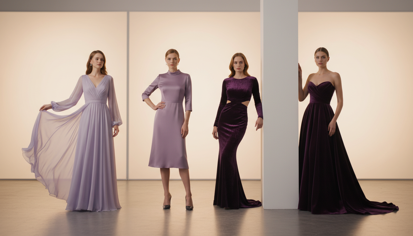Decoding Purple: From Soft Lavender to Midnight Plum - purple dresses for women | Pretty N Poison