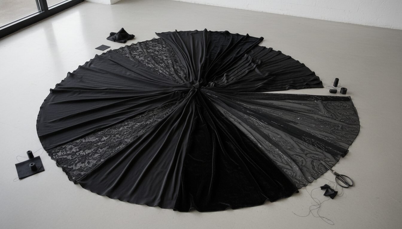 Fabric Deep-Dive: What Your Gown Is Actually Made Of - dress black evening | Pretty N Poison