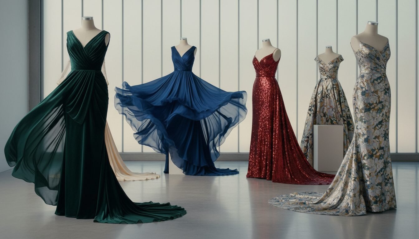 Fabrics That Command Attention - evening dresses for women | Pretty N Poison