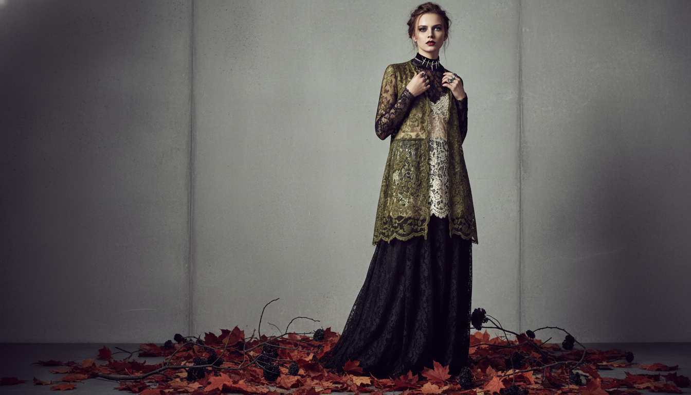 Lace Layering: Pretty Meets Poison Perfection - fall 2025 fashion trends | Pretty N Poison