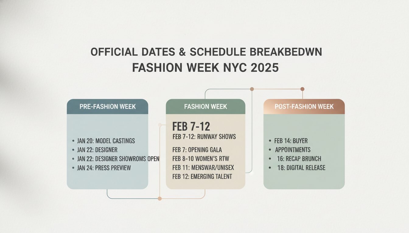 Official Dates and Schedule Breakdown - fashion week nyc 2025 | Pretty N Poison