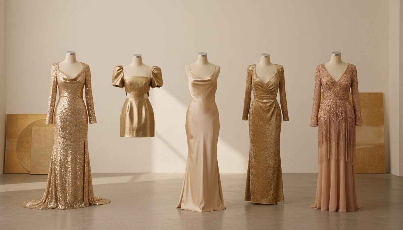 What to Look For When Buying Gold Dresses for Women - gold dresses for women | Pretty N Poison