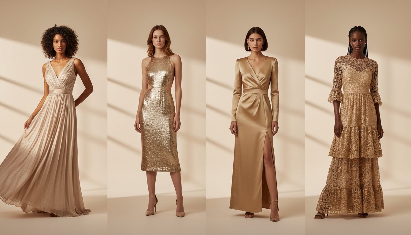 Why Gold Dresses for Women Are a Wardrobe Essential - gold dresses for women | Pretty N Poison