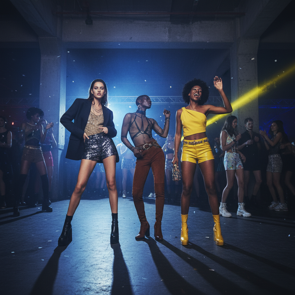 Hot Pants Replace Mini Skirts as the New Party Bottom - 2025 Fashion Trends: Hot Pants, Suede & Yellow Rule the