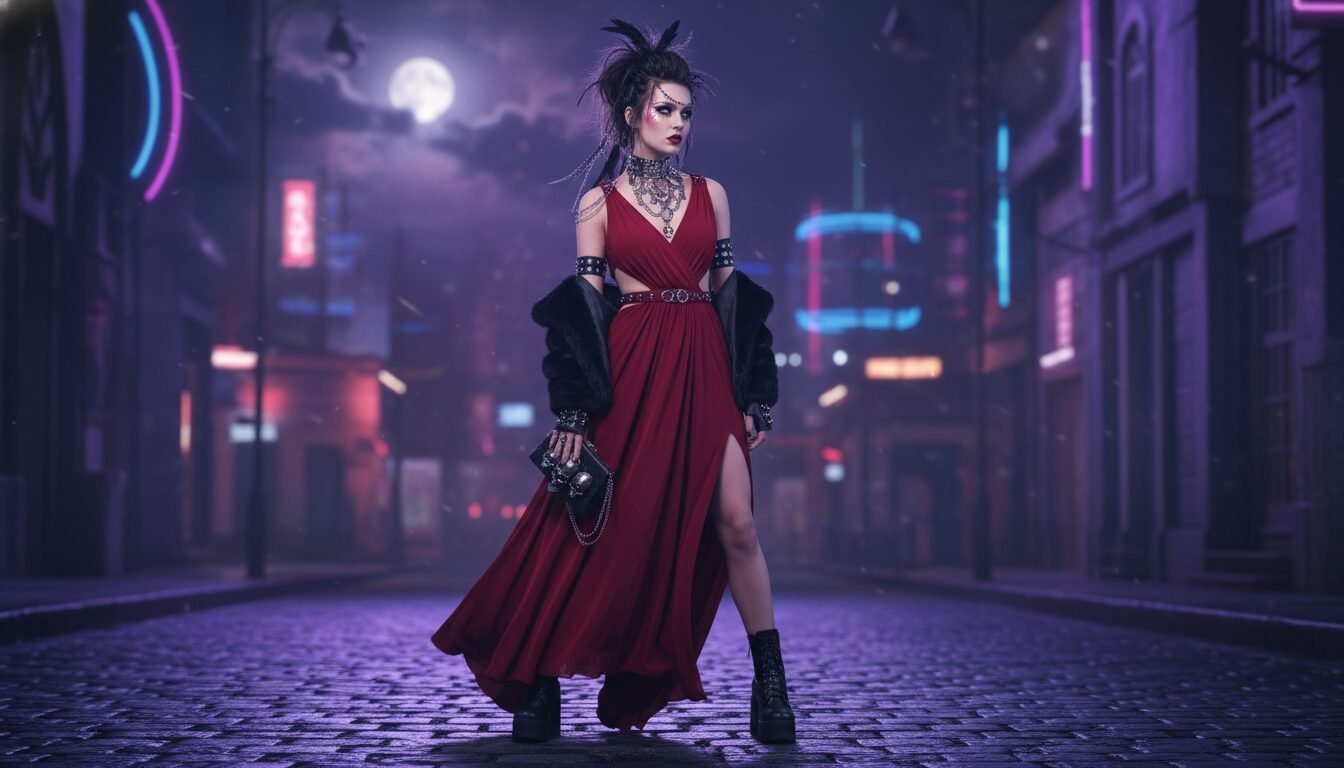 How to Style a Red Dress for Alternative Nightlife - red dress for women | Pretty N Poison