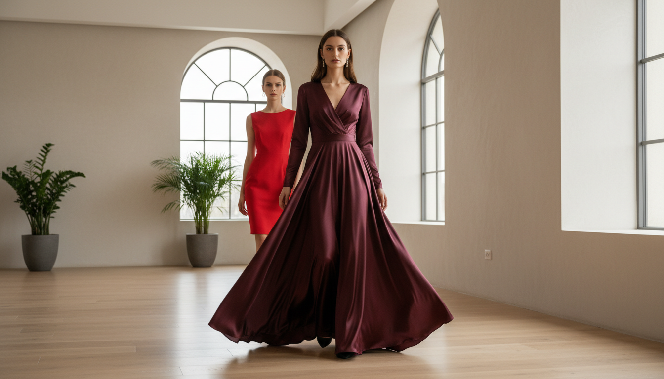 The Science of Seductive Red (And Why Burgundy Wins) - red dresses for women | Pretty N Poison