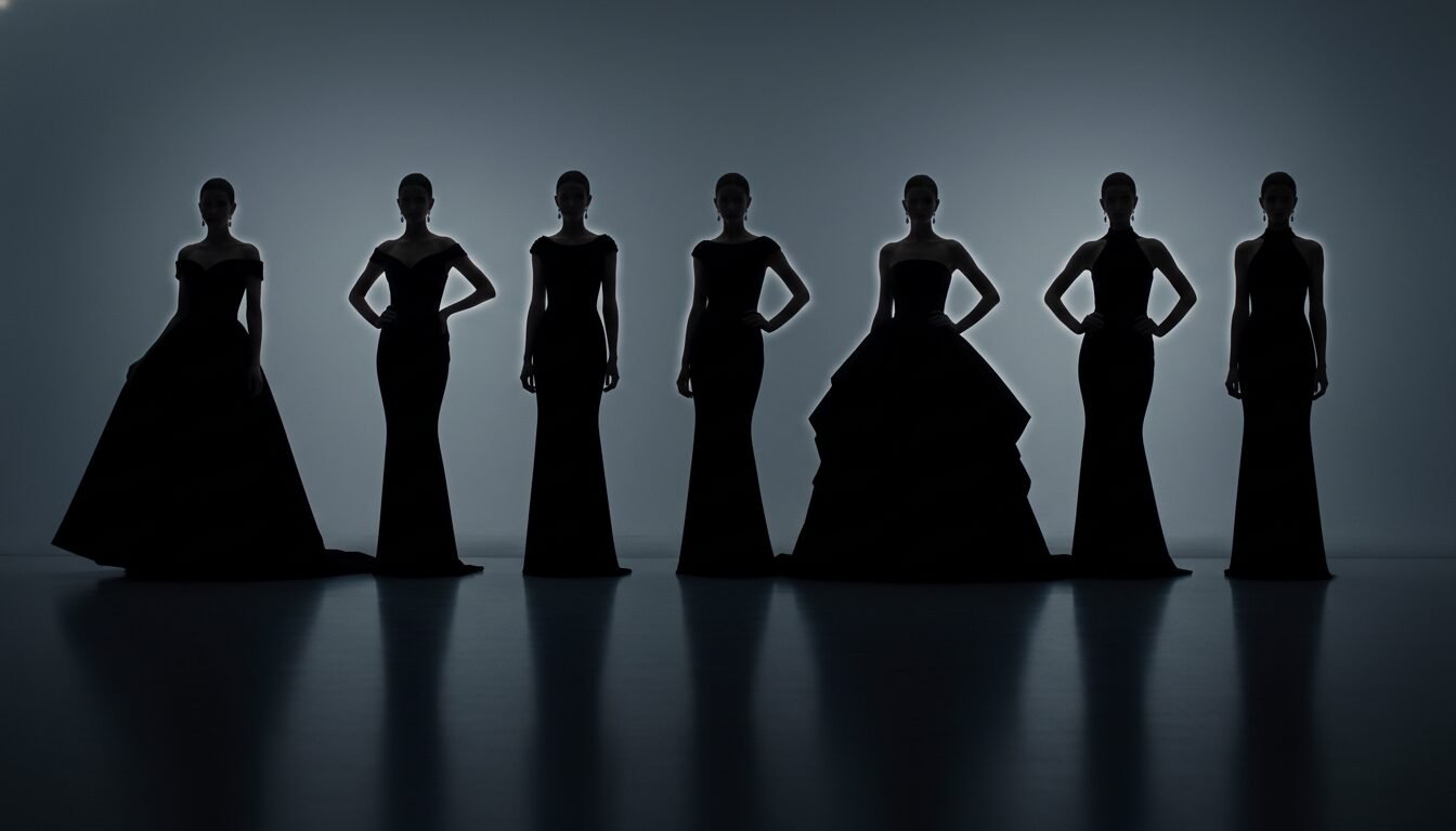 Top Silhouettes for Elegant Black Evening Dresses - elegant black evening dresses | Pretty N Poison