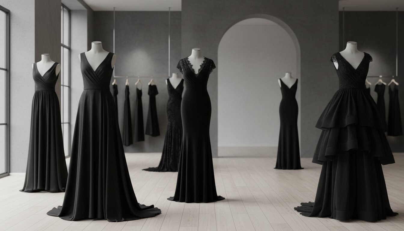 What to Look for When Buying Elegant Black Evening Dresses - elegant black evening dresses | Pretty N Poison
