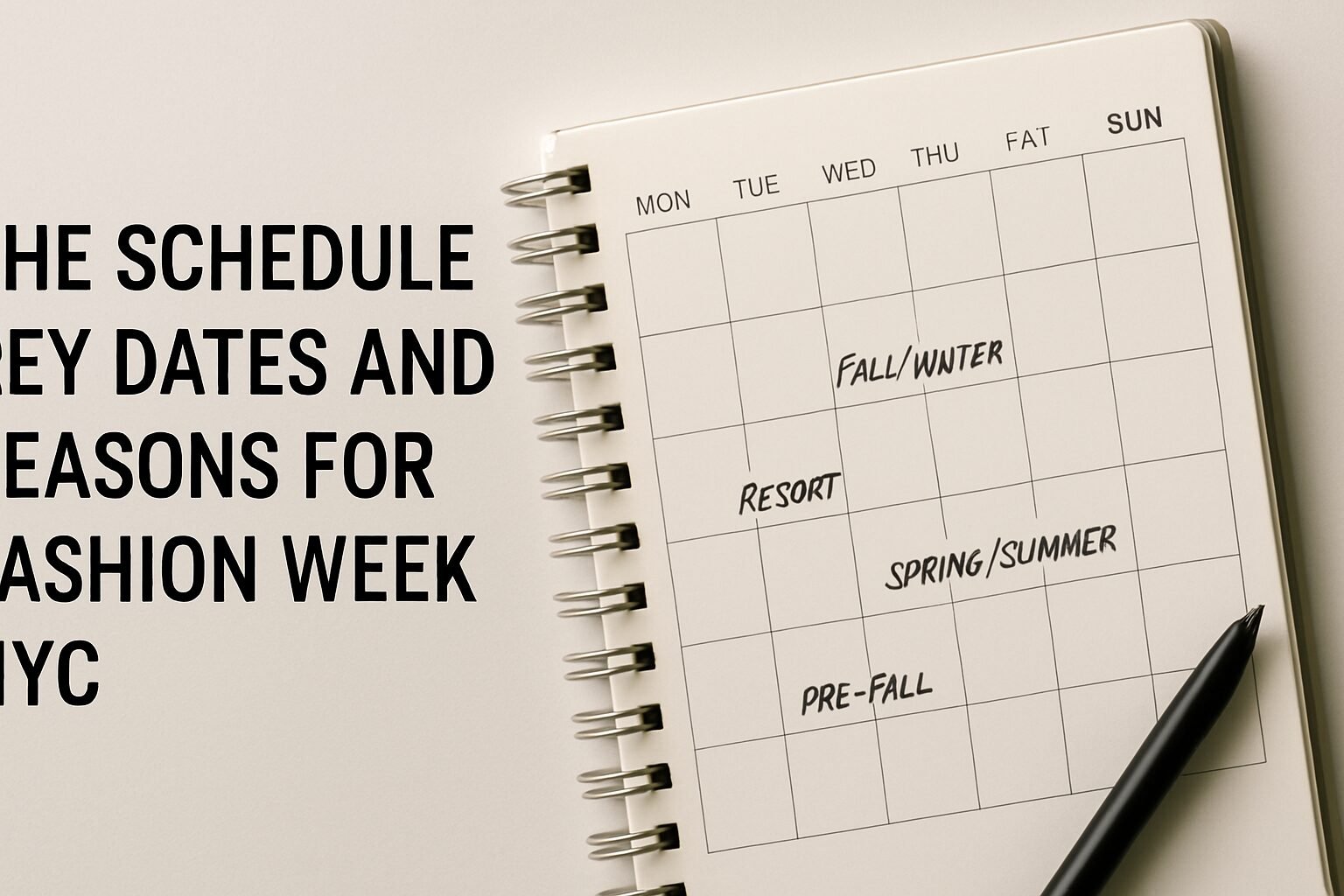 The Schedule: Key Dates and Seasons for Fashion Week NYC - fashion week nyc | Pretty N Poison