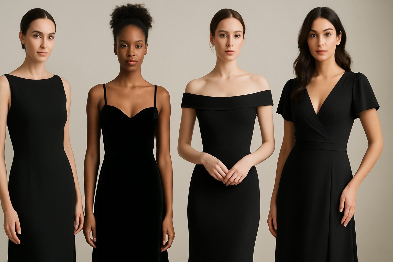 Types of Formal Black Dresses for Women - formal black dresses for women | Pretty N Poison