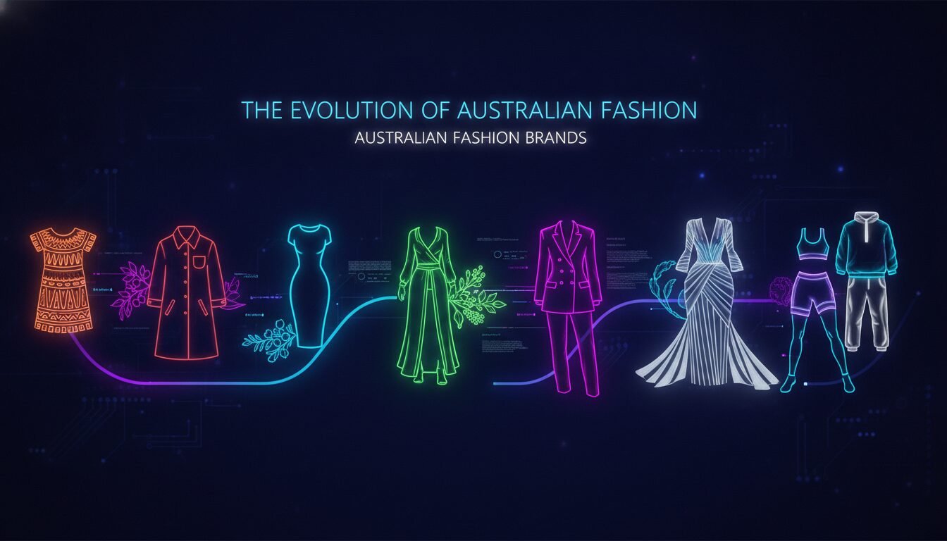 The Evolution of Australian Fashion — illustrated overview