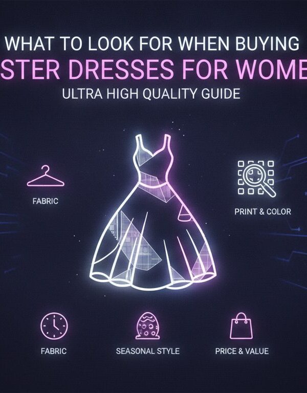 Illustration of What to Look for When Buying Easter Dresses for Women