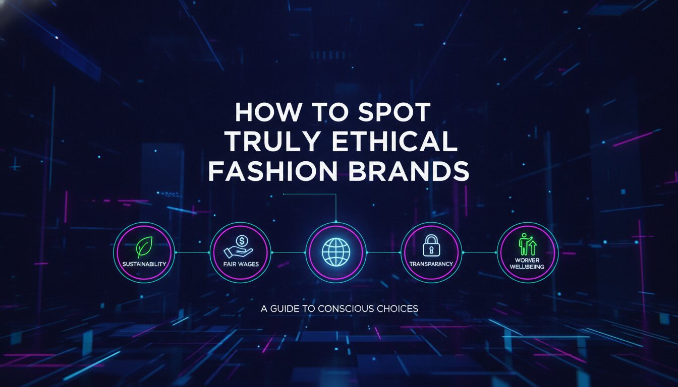 Visual guide to How to Spot Truly Ethical Fashion Brands