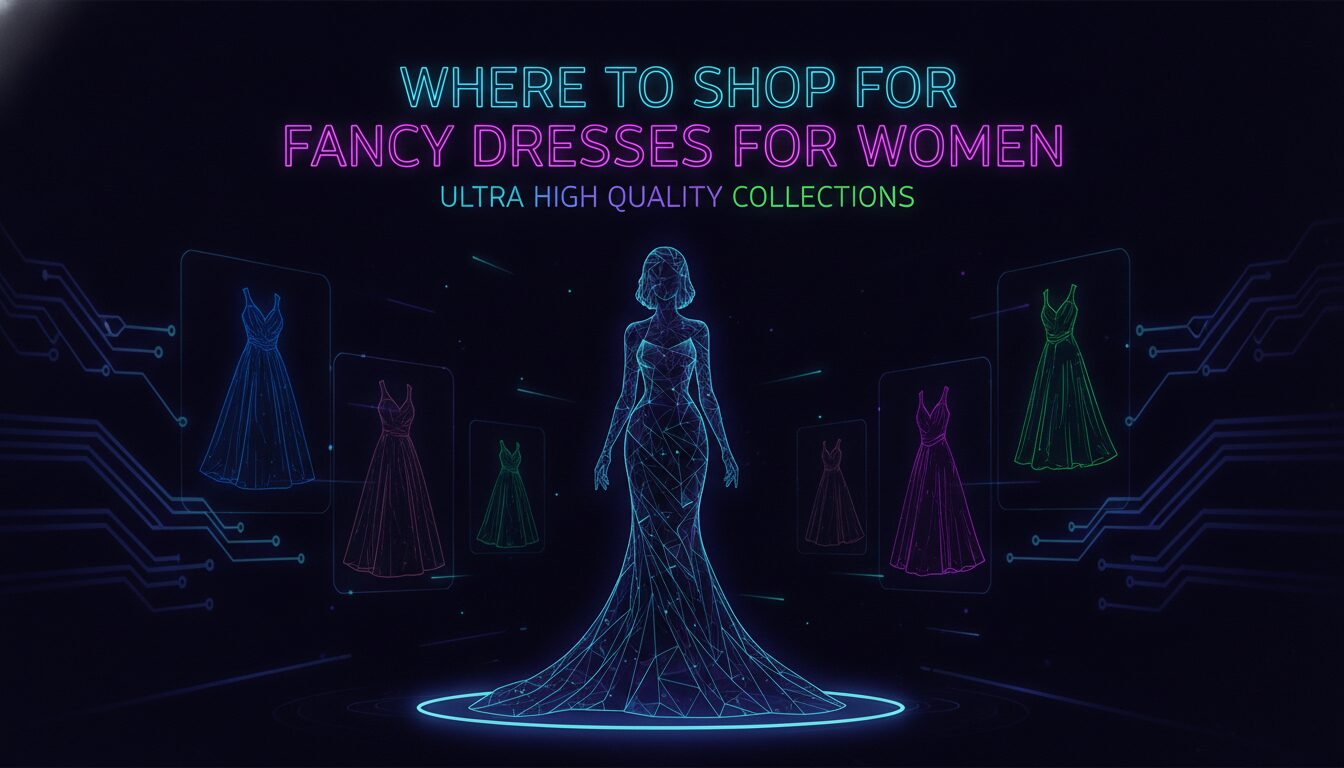 Concept illustration for Where to Shop for Fancy Dresses