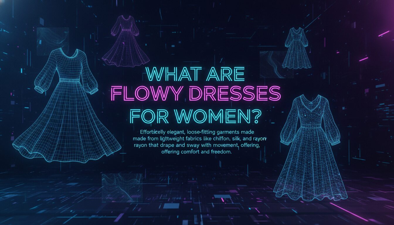 Illustration of What Are Flowy Dresses for Women?
