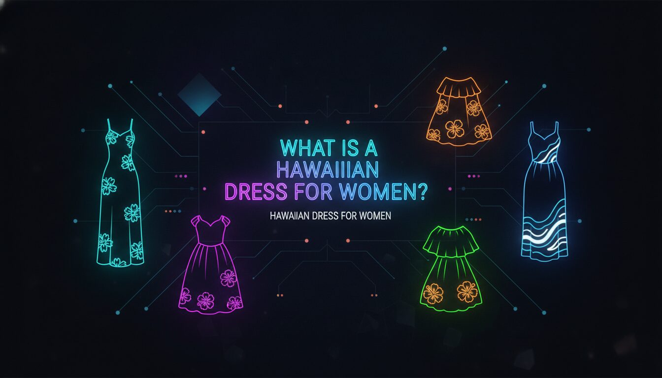 Illustration of What Is a Hawaiian Dress for Women?