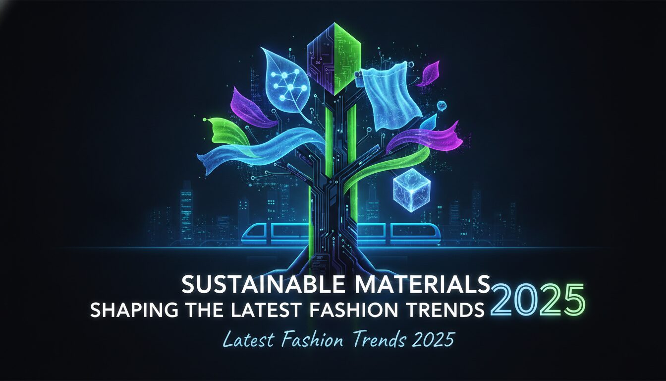 Visual guide to Sustainable Materials Shaping the Latest Fashion Trends 2025