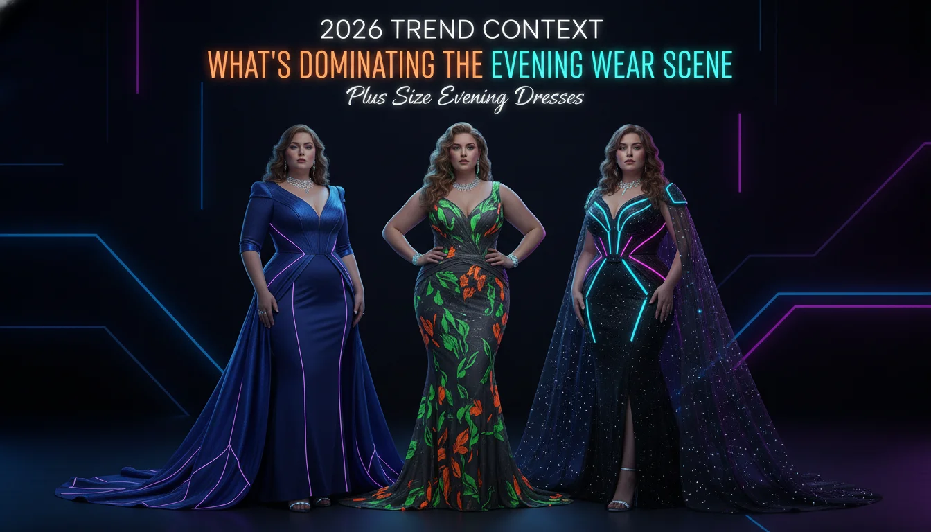 Visual guide to 2026 Trend Context: What's Dominating the Evening Wear Scene