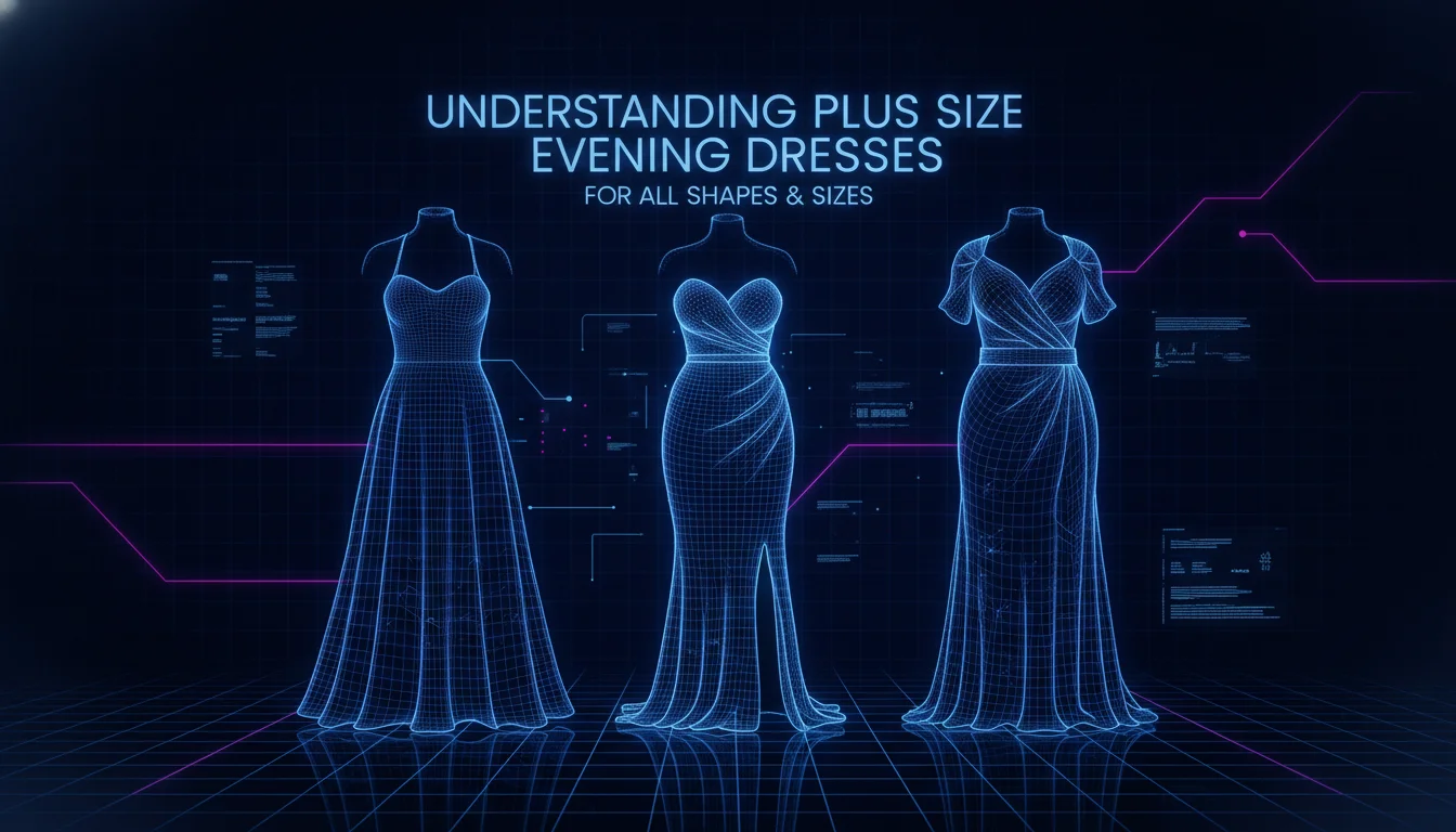 Illustration of Understanding Plus Size Evening Dresses