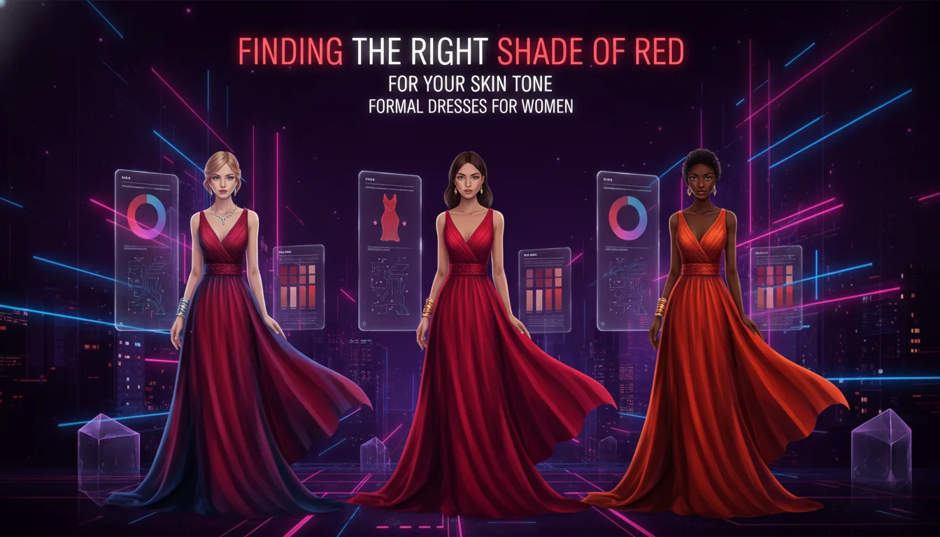 Concept illustration for Finding the Right Shade of Red for Your Skin Tone