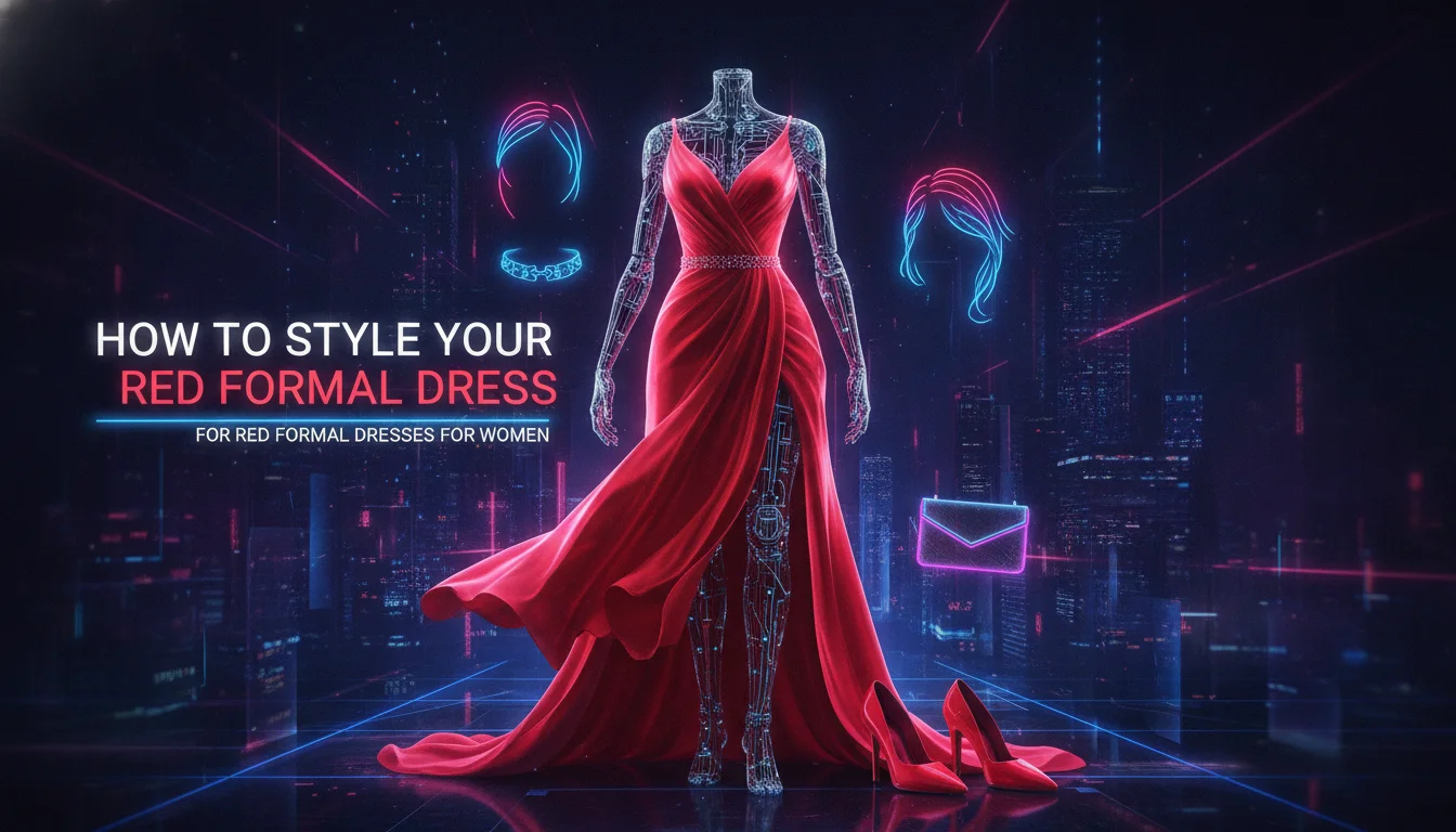 Visual guide to How to Style Your Red Formal Dress