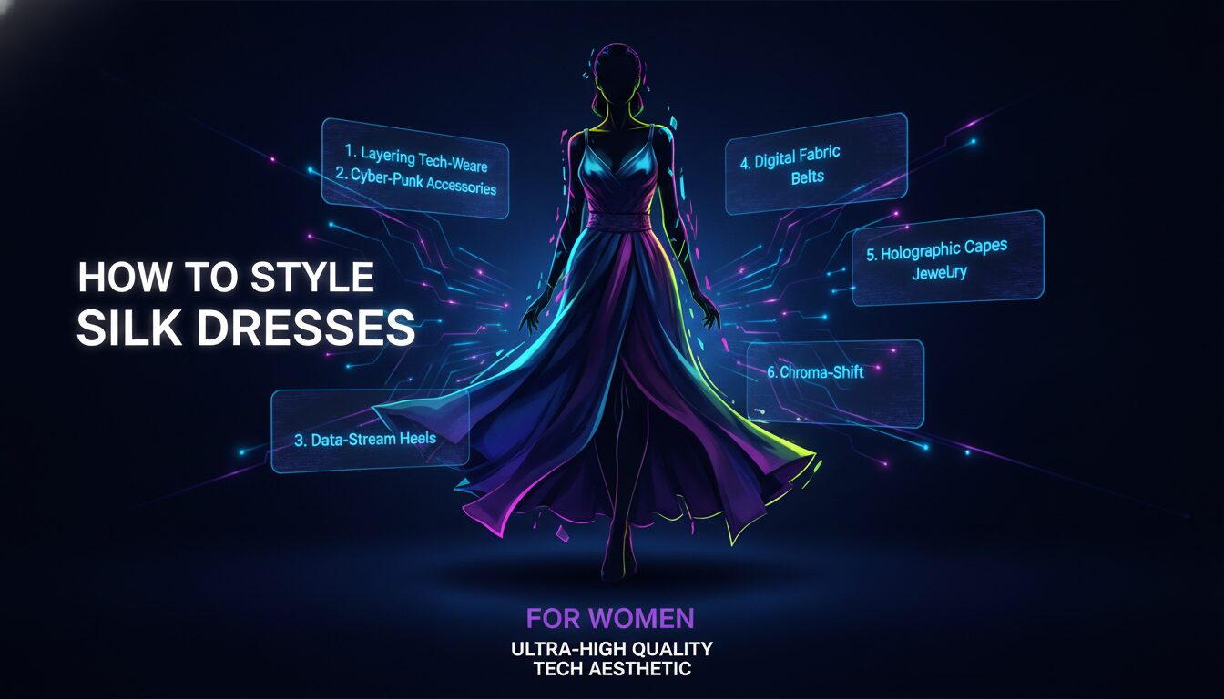 Visual guide to How to Style Silk Dresses