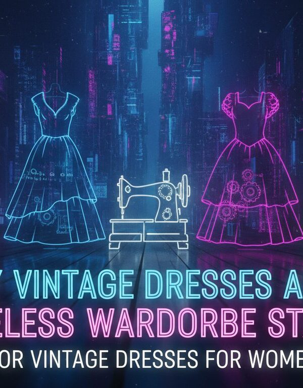 Illustration of Why Vintage Dresses Are a Timeless Wardrobe Staple