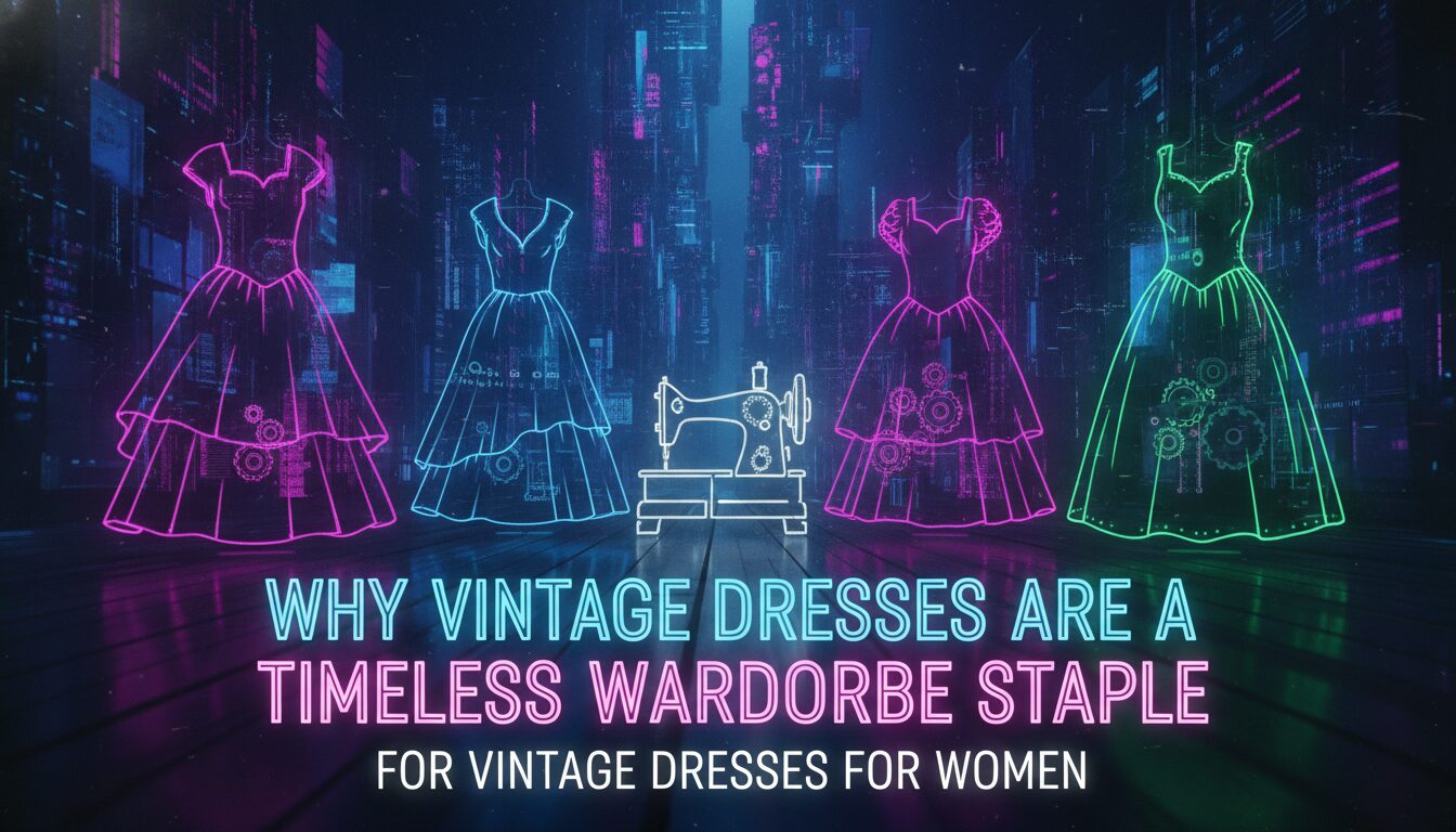 Illustration of Why Vintage Dresses Are a Timeless Wardrobe Staple