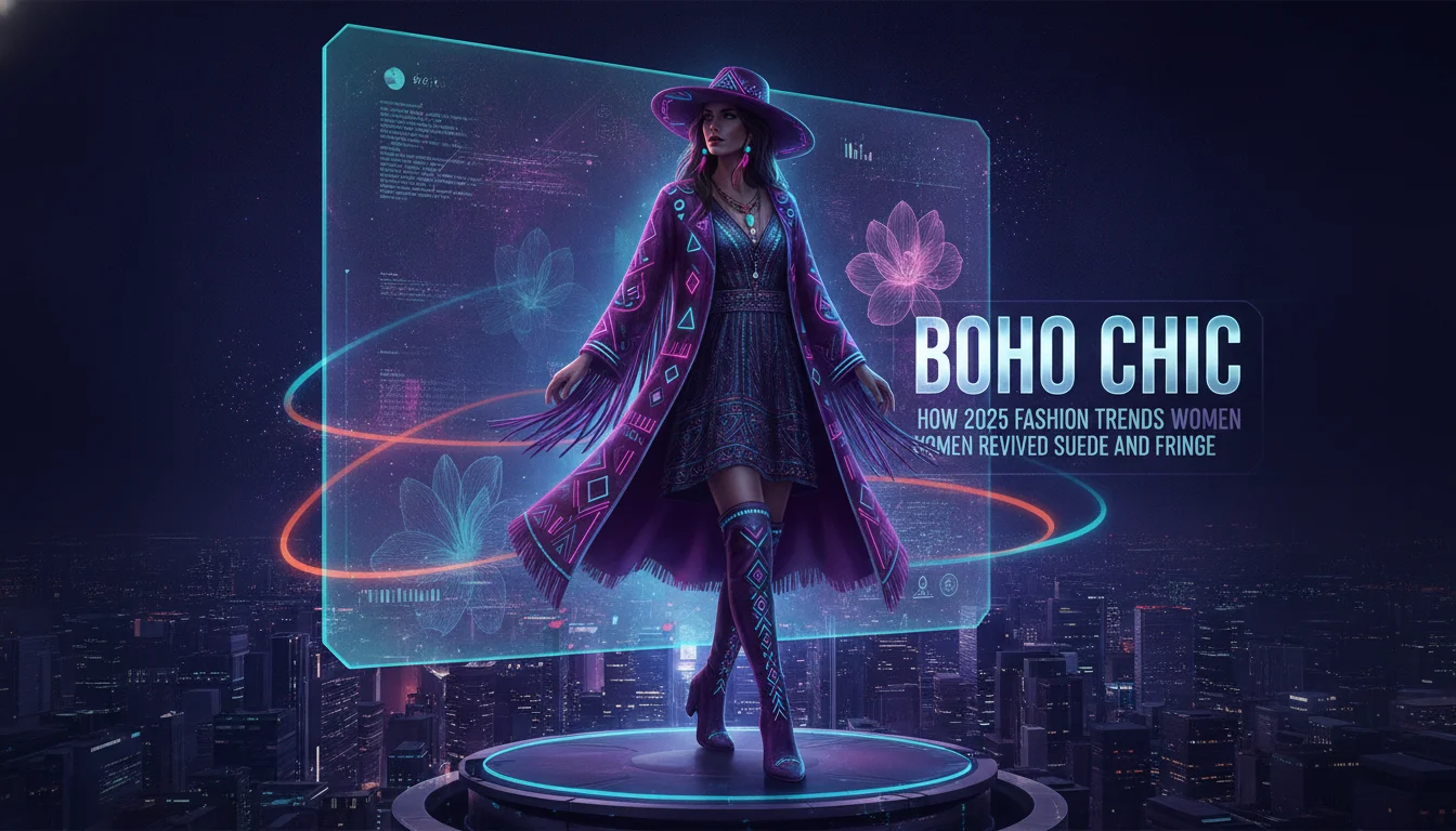 1. Boho Chic: How 2025 Fashion Trends Women Revived Suede and Fringe — illustrated overview