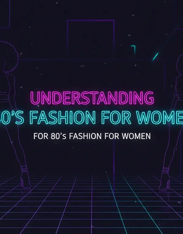 Illustration of Understanding 80's Fashion for Women