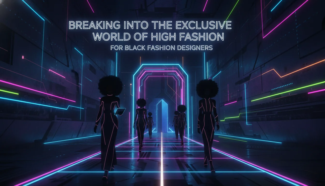 2. Breaking Into the Exclusive World of High Fashion — illustrated overview
