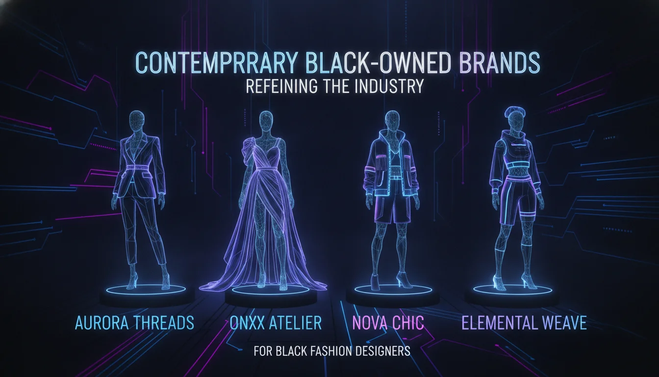 Concept illustration for 4. Contemporary Black-Owned Brands Redefining the Industry