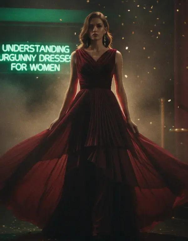 Illustration of Understanding Burgundy Dresses for Women