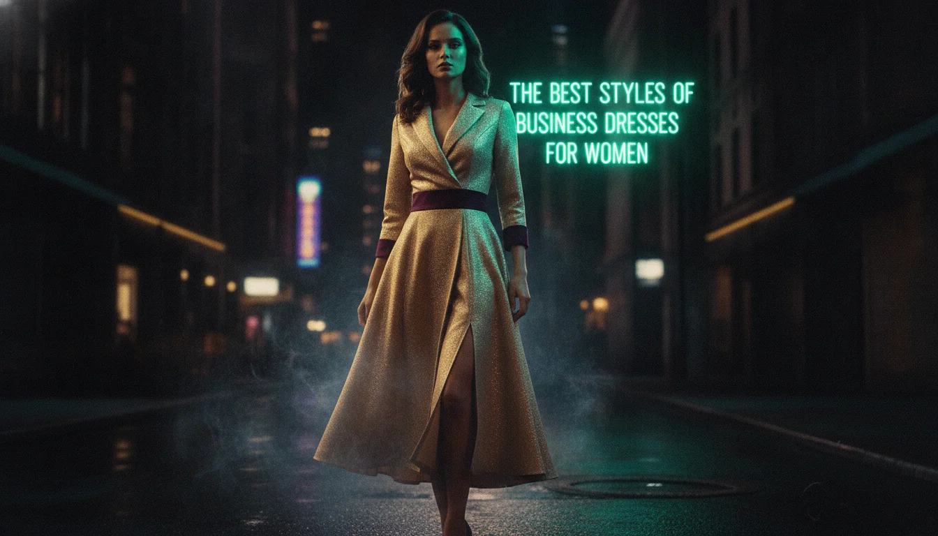 Visual guide to The Best Styles of Business Dresses for Women