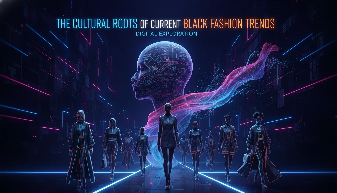 Illustration of The Cultural Roots of Current Black Fashion Trends
