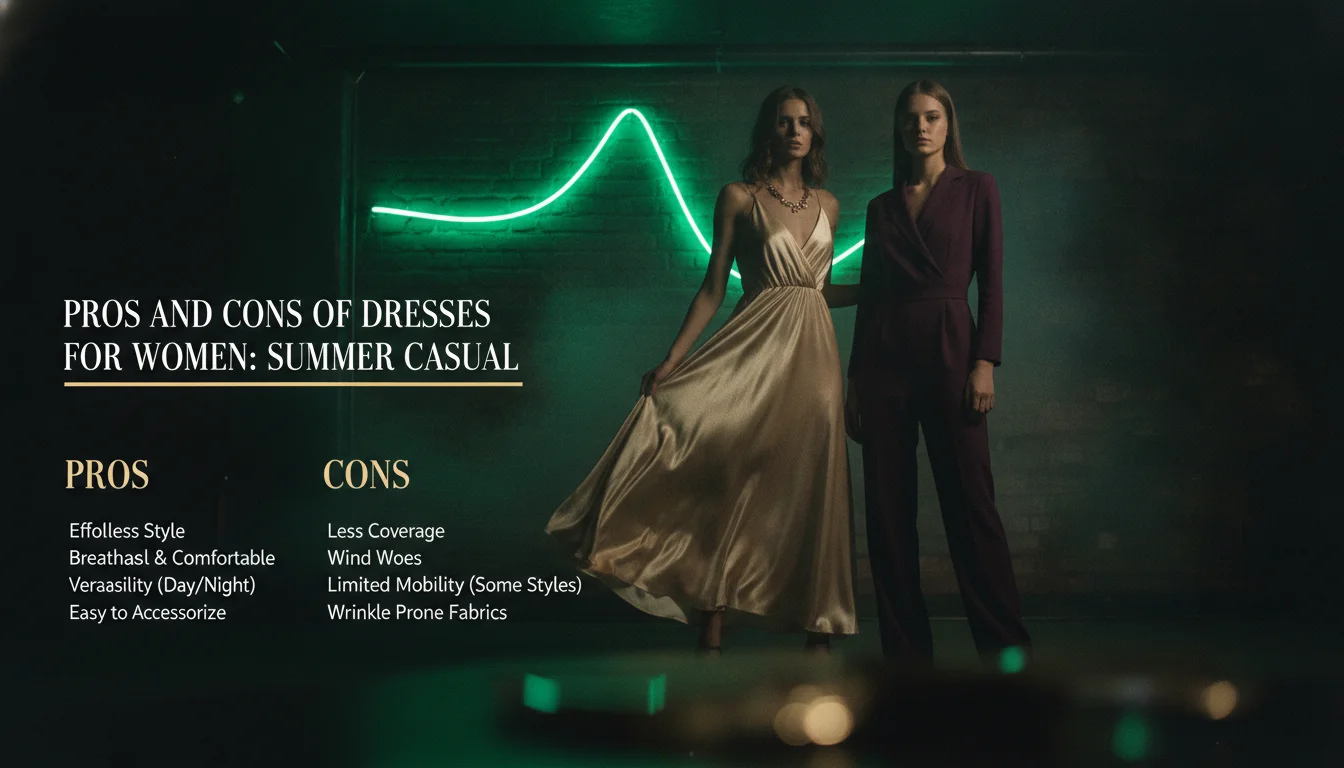 Visual guide to Pros and Cons of Dresses for Women Summer Casual