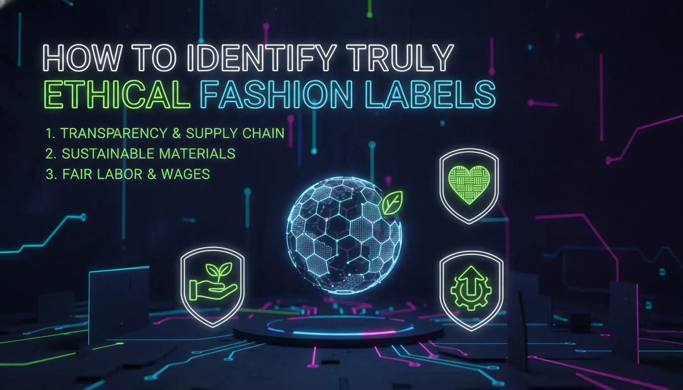 Visual guide to How to Identify Truly Ethical Fashion Labels