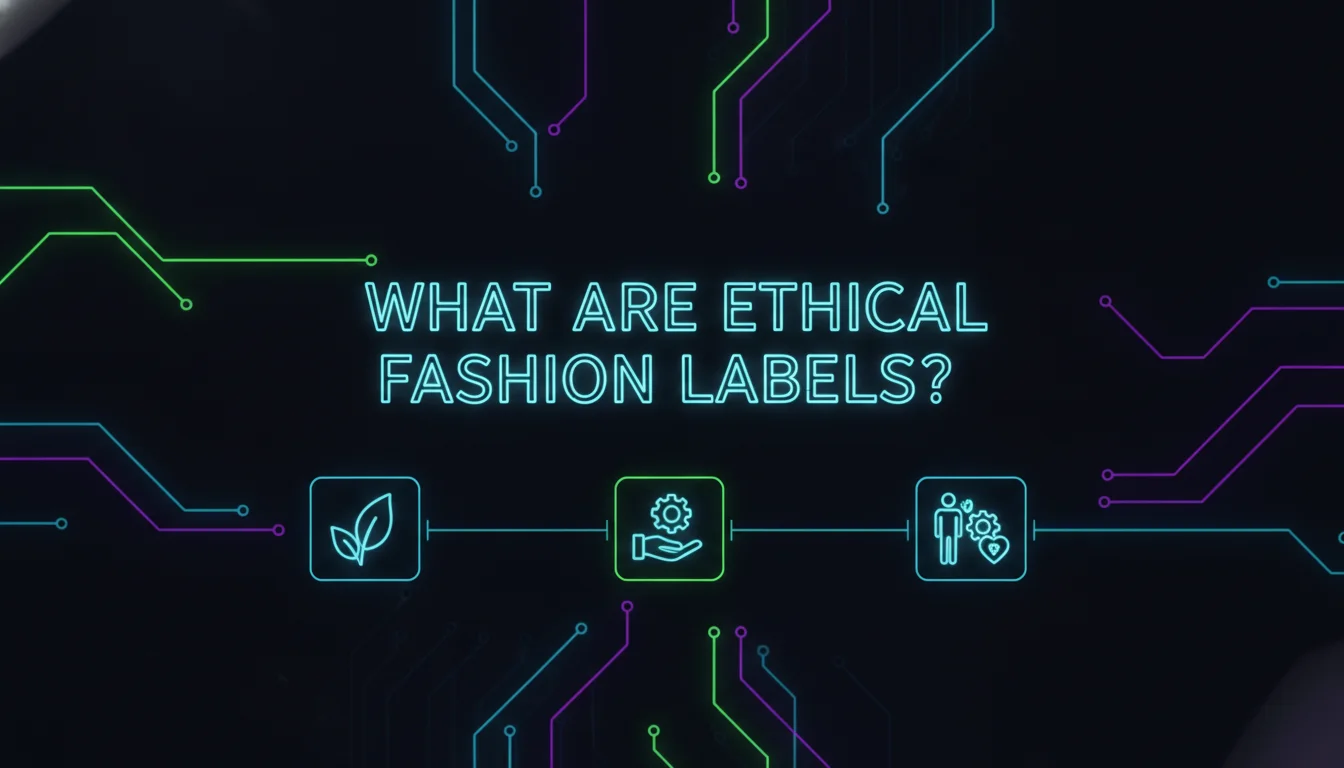 Illustration of What Are Ethical Fashion Labels?