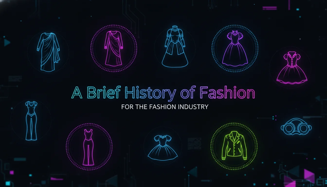 A Brief History of Fashion — illustrated overview