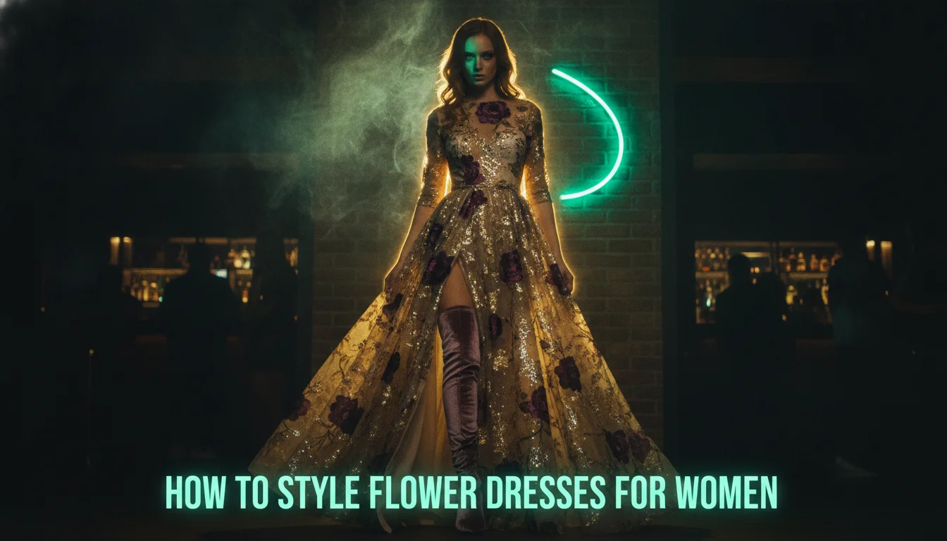 Visual guide to How to Style Flower Dresses for Women