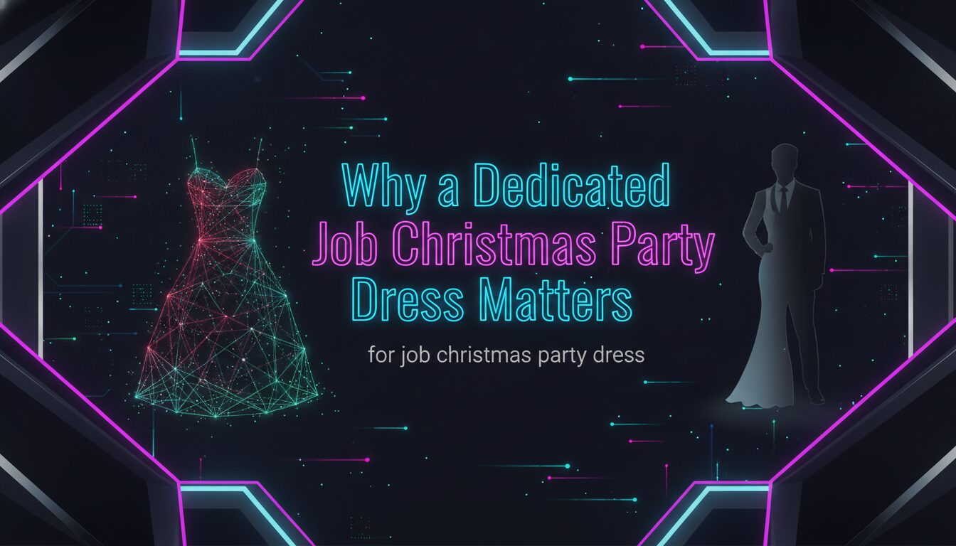 Illustration of Why a Dedicated Job Christmas Party Dress Matters