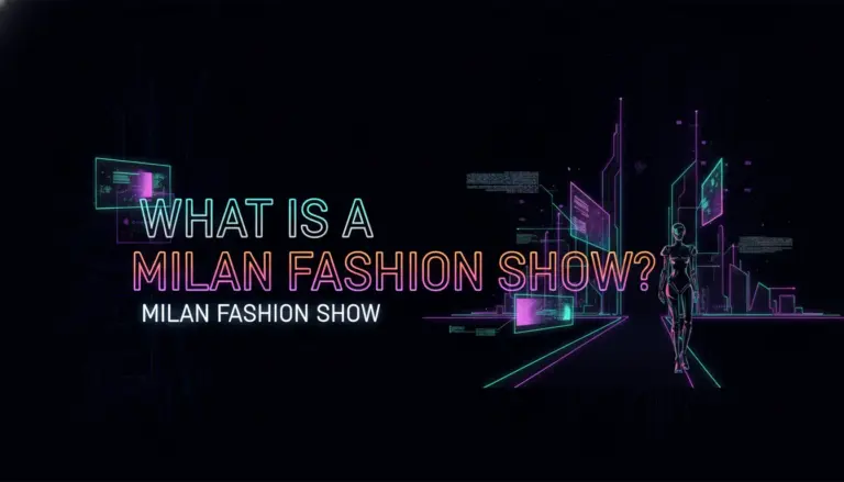 Illustration of What Is a Milan Fashion Show?