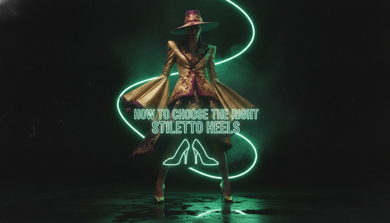 How to Choose the Right Stiletto Heels — illustrated overview